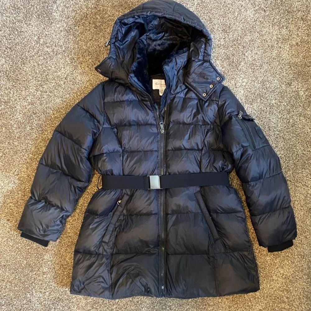 Two By Vince Camuto Belted
Parka, Black size XL